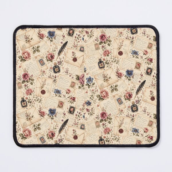 Item preview, Ancient letters and botanical flowers designed and sold by MapiliStudio.