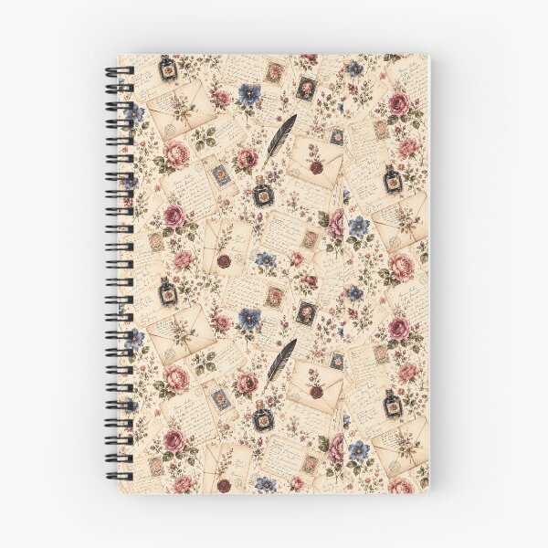 Item preview, Ancient letters and botanical flowers designed and sold by MapiliStudio.