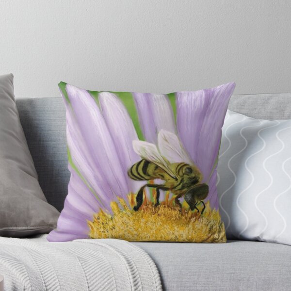 Item preview, Honey Bee on a Purple Aster Flower  designed and sold by ahmadclothings.