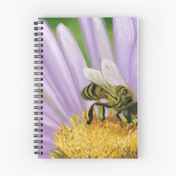 Item preview, Honey Bee on a Purple Aster Flower  designed and sold by ahmadclothings.