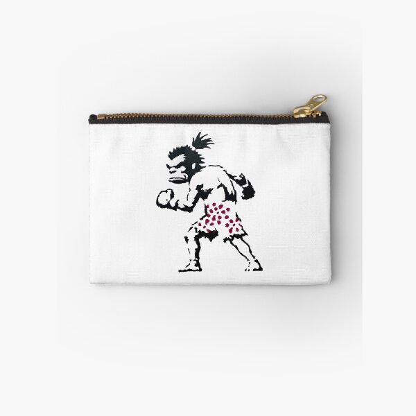 Item preview, Gritty Fighter Boxer Stencil In Red Splatter designed and sold by EdvvinStudios.