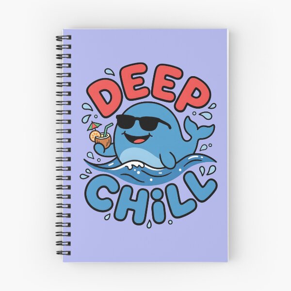 Item preview, Deep Chill – Cute Whale Surf Design designed and sold by Sea Gem.