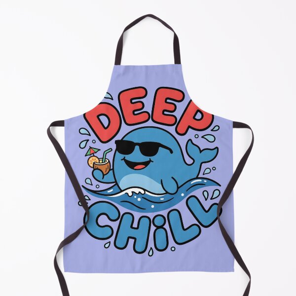 Item preview, Deep Chill – Cute Whale Surf Design designed and sold by Sea Gem.