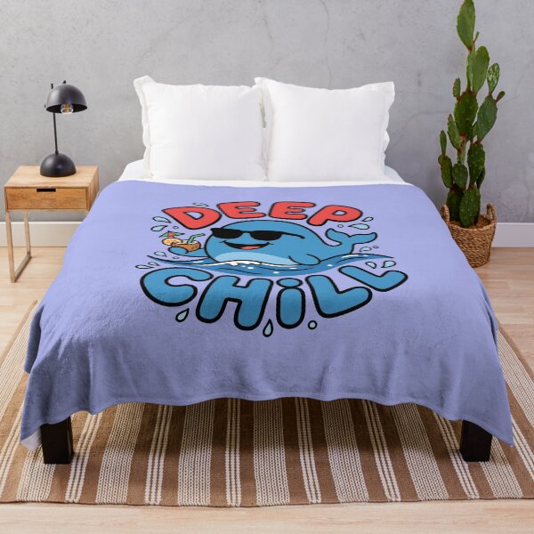 Item preview, Deep Chill – Cute Whale Surf Design designed and sold by Sea Gem.