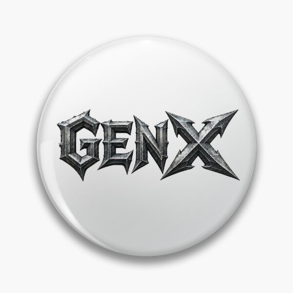 Item preview, Gen X Chrome Gothic Metal Lettering designed and sold by Artmares.