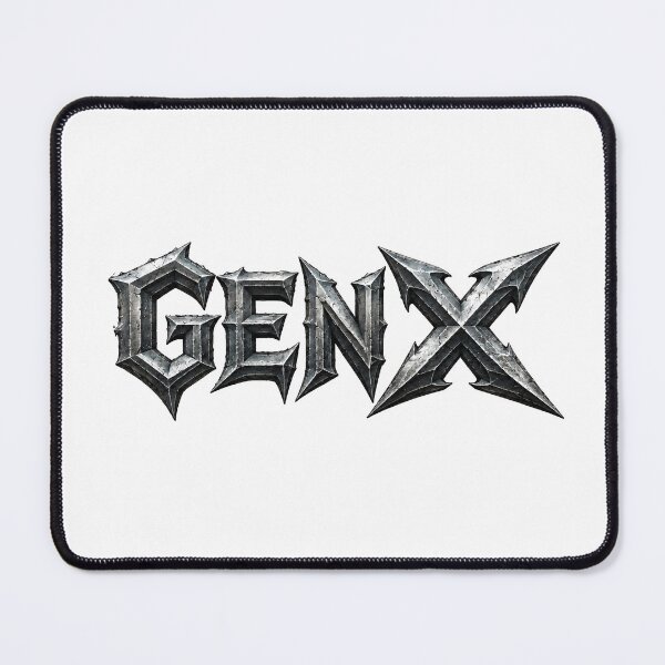 Item preview, Gen X Chrome Gothic Metal Lettering designed and sold by Artmares.