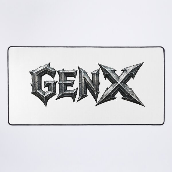 Item preview, Gen X Chrome Gothic Metal Lettering designed and sold by Artmares.