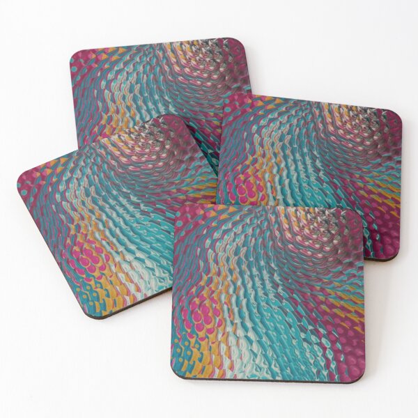 Item preview, Ocean Waves Pattern designed and sold by Shy Fractal Designs.