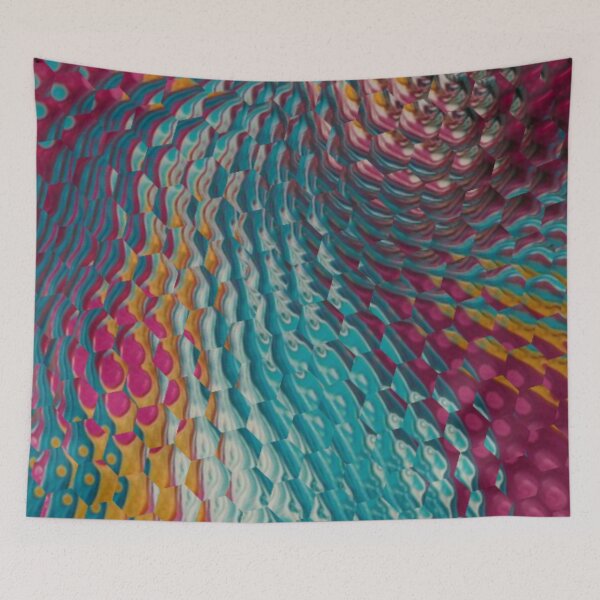 Item preview, Ocean Waves Pattern designed and sold by Shy Fractal Designs.