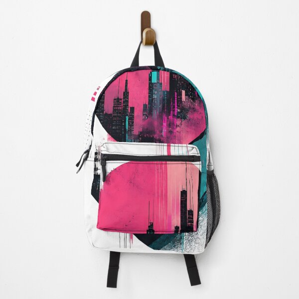 Item preview, Neon Nexus Cyberpunk Abstract Cityscape Retro Futuristic Synthwave Graphic designed and sold by dytf79.