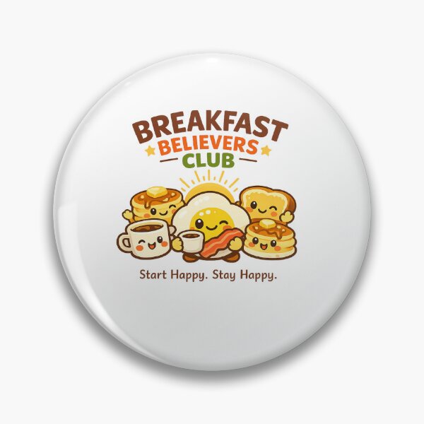 Item preview, Breakfast Believers Club | Cute Kawaii Comfort Food Friends designed and sold by Ripoubsb.