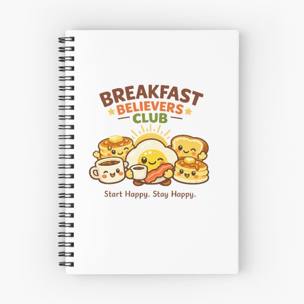 Item preview, Breakfast Believers Club | Cute Kawaii Comfort Food Friends designed and sold by Ripoubsb.
