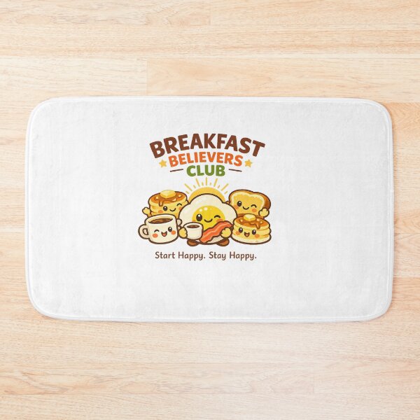 Item preview, Breakfast Believers Club | Cute Kawaii Comfort Food Friends designed and sold by Ripoubsb.
