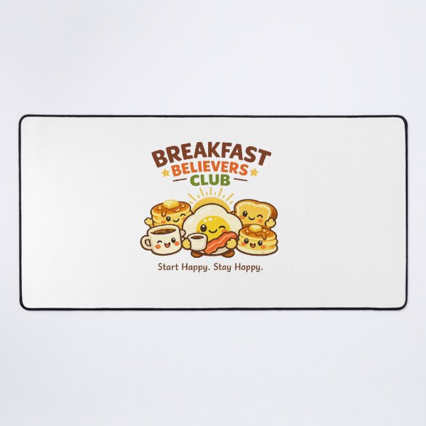 Item preview, Breakfast Believers Club | Cute Kawaii Comfort Food Friends designed and sold by Ripoubsb.