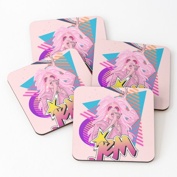 Item preview, Truly Outrageous Jem Retro Pop Portrait designed and sold by RahniNM.
