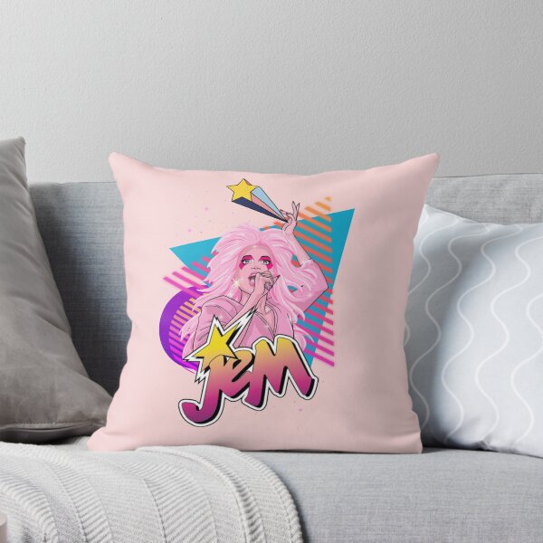 Item preview, Truly Outrageous Jem Retro Pop Portrait designed and sold by RahniNM.