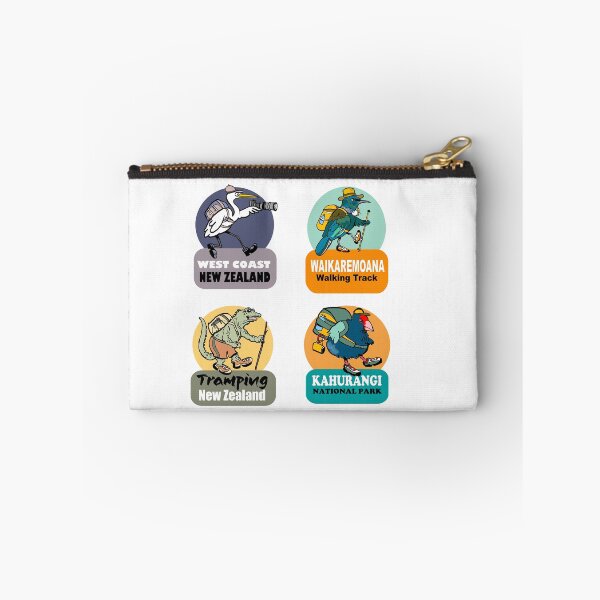 Item preview, New Zealand Great Walks Cartoon Birds Collection designed and sold by Al Benge - NZ & Australian Art.