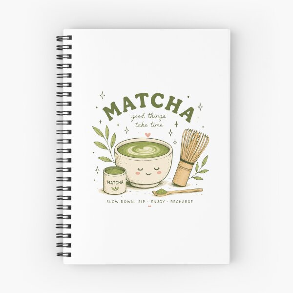 Item preview, Cute Matcha Illustration | Kawaii Green Tea Aesthetic | Cozy Matcha Lover Gift designed and sold by poppet103.