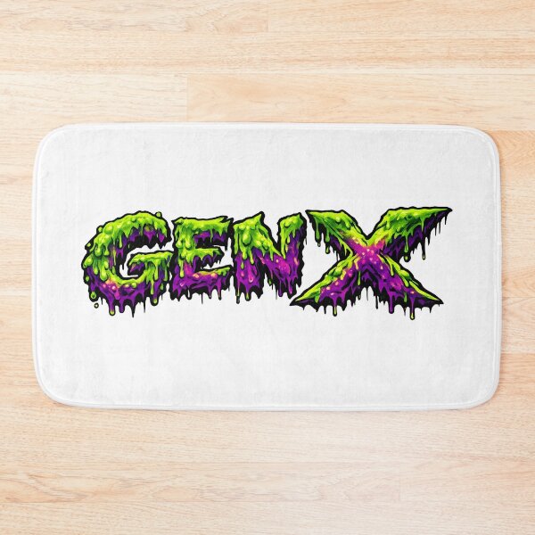 Item preview, Gen X Toxic Slime Dripping Typography designed and sold by Artmares.