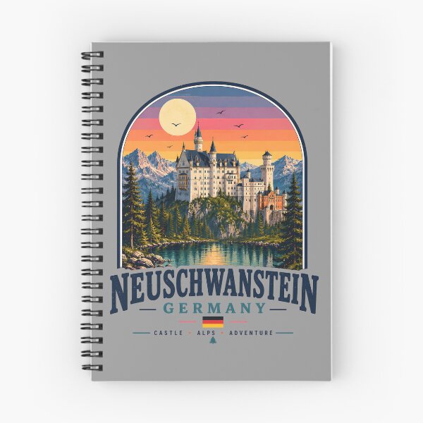 Item preview, Neuschwanstein Castle Vintage Germany designed and sold by TAOptimus .