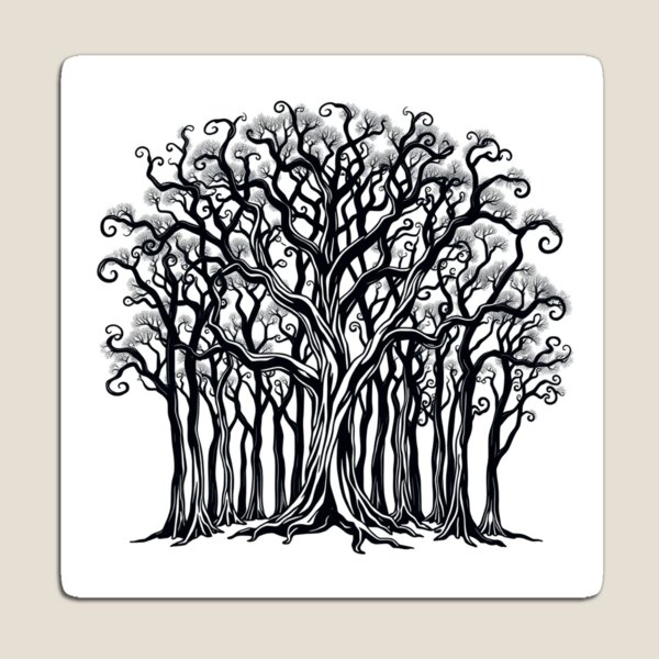 Item preview, A Forest Of Trees With Branches Shaped Like Giant  designed and sold by QuirkThreadsCo.