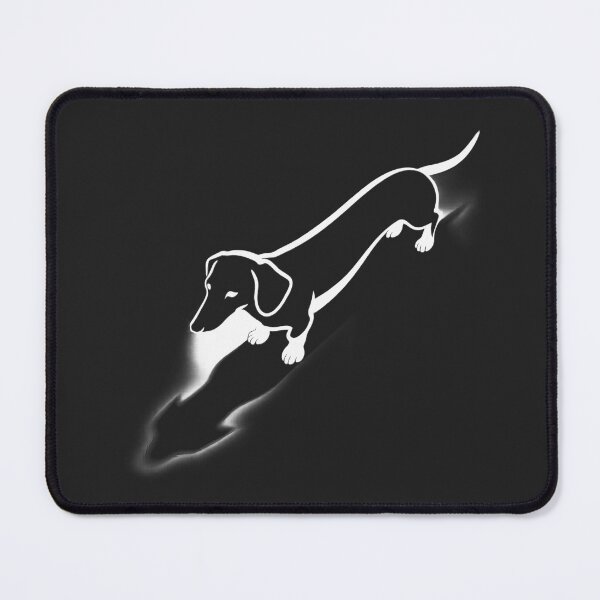 Item preview, Dachshund Spotlight (Sausage Dog Silhouette) designed and sold by Cathedral of Curiosity.