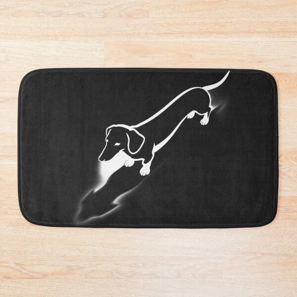 Item preview, Dachshund Spotlight (Sausage Dog Silhouette) designed and sold by Cathedral of Curiosity.