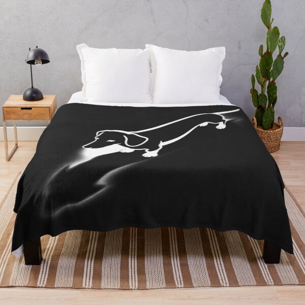 Item preview, Dachshund Spotlight (Sausage Dog Silhouette) designed and sold by Cathedral of Curiosity.