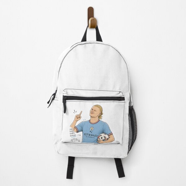 Item preview, Erling Haaland Cartoon Illustration | Goal Machine Football Fan Art | Funny Soccer Sticker | Manchester Inspired Graphic designed and sold by poppet103.