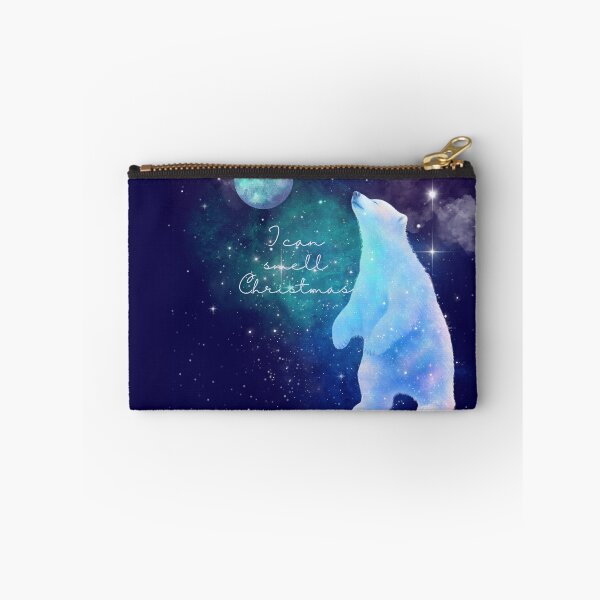 Item preview, I smell Christmas, magical polar bear smelling the air designed and sold by BritishDelights.