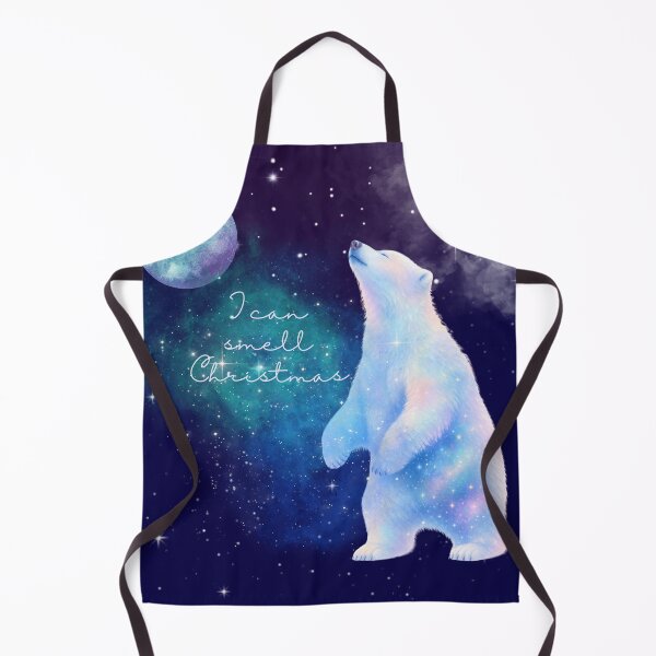 Item preview, I smell Christmas, magical polar bear smelling the air designed and sold by BritishDelights.
