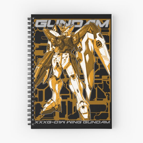 Item preview, gold full colour ink XXXG-01W Wing Gundam zero ILLUSTRATION HD DIGITAL  designed and sold by sabartgunpla.