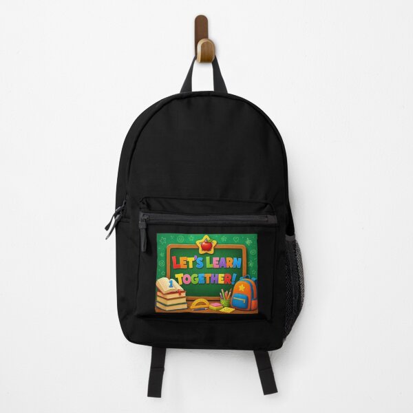 Item preview, Let's Learn Together Cute 3D Chalkboard Apple Classroom Poster designed and sold by FestivityFinds.