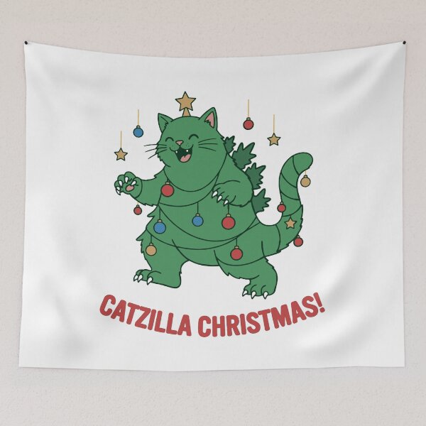 Item preview, Catzilla Christmas. designed and sold by EunsooLee.