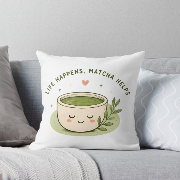 Item preview, Cute Matcha Illustration | Kawaii Green Tea Aesthetic | Cozy Matcha Lover Gift designed and sold by poppet103.