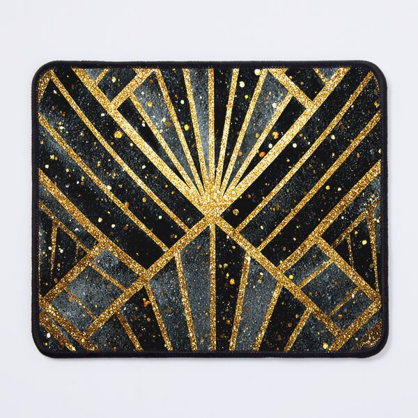 Item preview, Art Deco Glamorous Golden Diamond-Shaped Design Pattern designed and sold by DEC02.