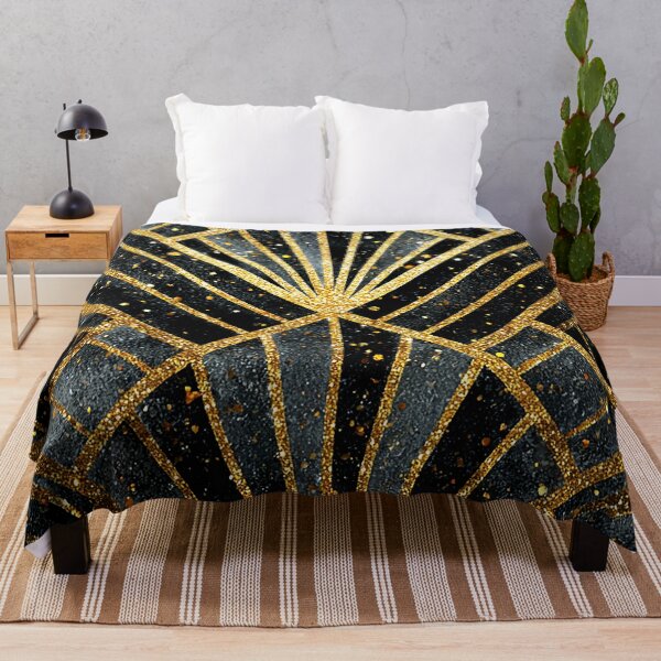 Item preview, Art Deco Glamorous Golden Diamond-Shaped Design Pattern designed and sold by DEC02.