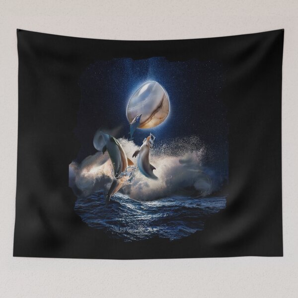 Item preview, Moonstone Dolphins designed and sold by SkylerJHill.