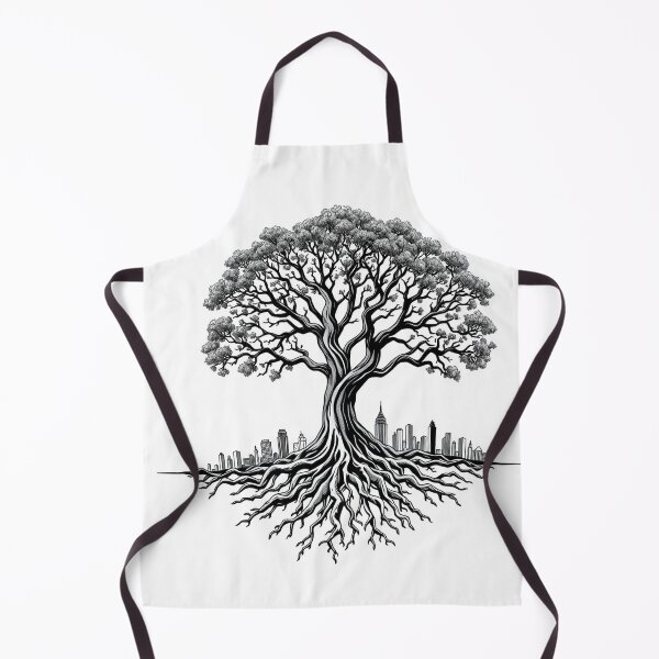 Artikelvorschau, A Tree With Roots That Resemble A Sprawling City A entworfen und verkauft von QuirkThreadsCo.