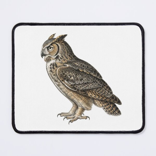 Item preview, Great Eagle Owl / Vintage designed and sold by Chaoscience.