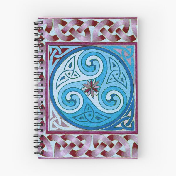 Item preview, Celtic Miniature in Blue & Purple designed and sold by Marta Lett.