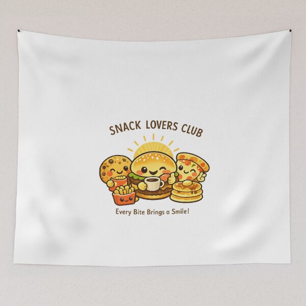 Item preview, Snack Lovers Club | Cute Kawaii Comfort Food Friends 1 designed and sold by Ripoubsb.