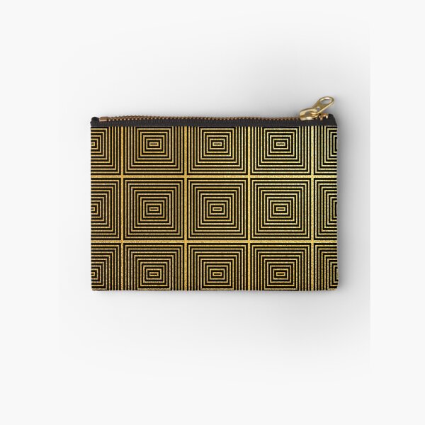 Item preview, Golden Ombre Art Deco Geometric Squares Pattern designed and sold by DEC02.