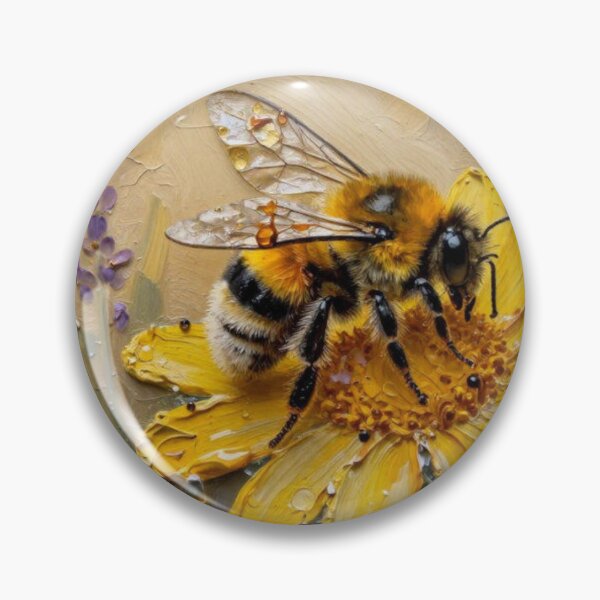 Item preview, Golden Nectar: Bumblebee on a Yellow Flower designed and sold by ahmadclothings.