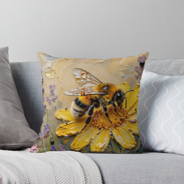 Item preview, Golden Nectar: Bumblebee on a Yellow Flower designed and sold by ahmadclothings.