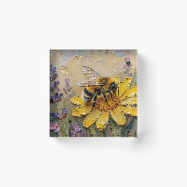 Item preview, Golden Nectar: Bumblebee on a Yellow Flower designed and sold by ahmadclothings.
