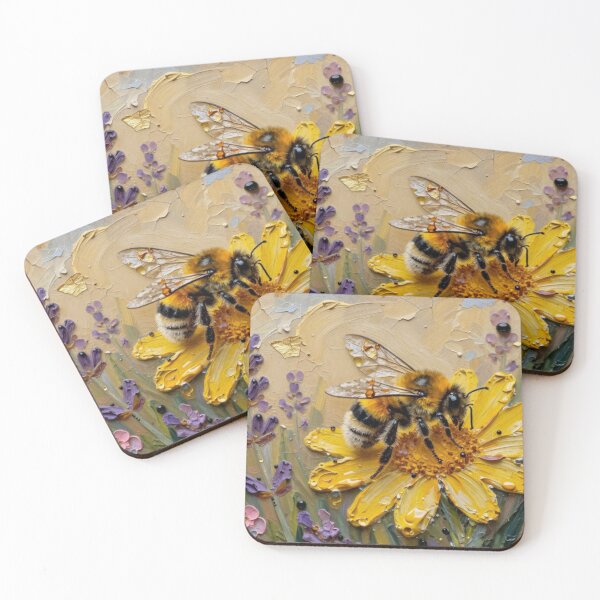 Item preview, Golden Nectar: Bumblebee on a Yellow Flower designed and sold by ahmadclothings.