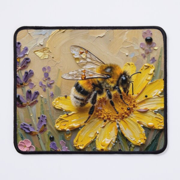 Item preview, Golden Nectar: Bumblebee on a Yellow Flower designed and sold by ahmadclothings.