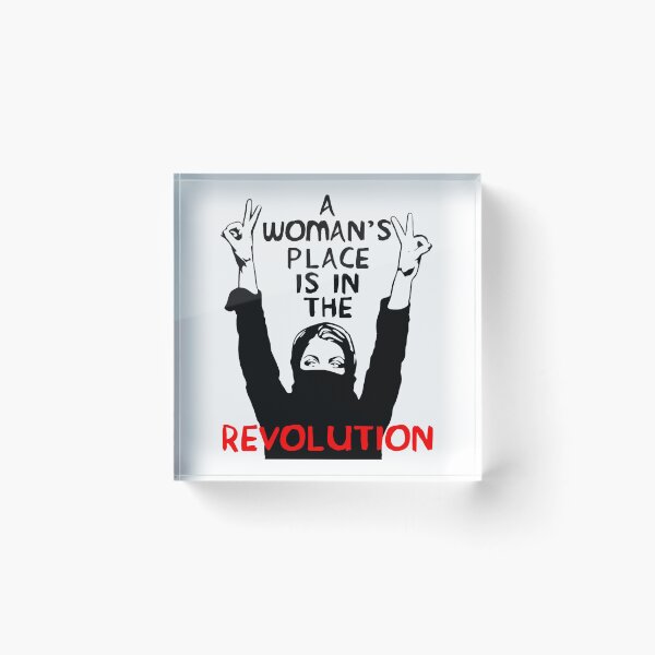 Item preview, A Woman's Place Is In The Revolution - Feminist designed and sold by surfandsupply.