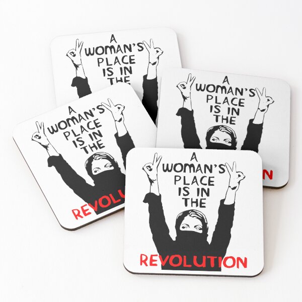 Item preview, A Woman's Place Is In The Revolution - Feminist designed and sold by surfandsupply.